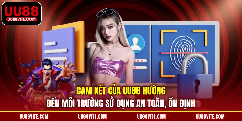 Cam kết của UU88 hướng đến môi trường sử dụng an toàn, ổn định