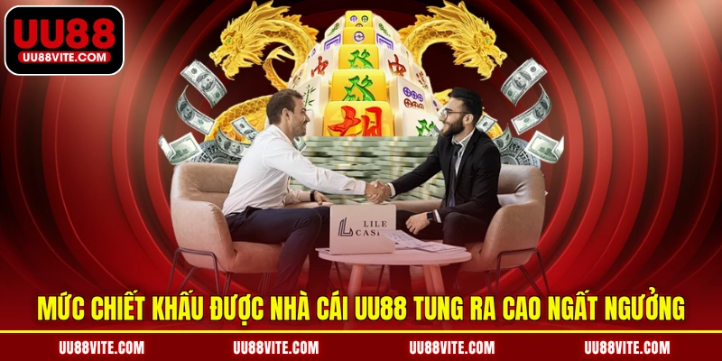 Mức chiết khấu được nhà cái UU88 tung ra cao ngất ngưởng