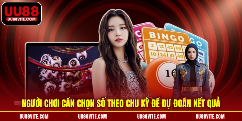 Người chơi cần chọn số theo chu kỳ để dự đoán kết quả